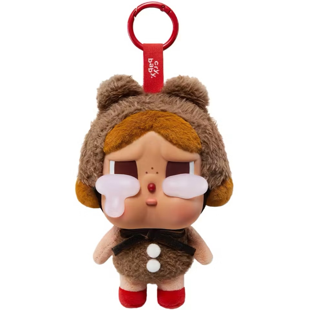 Love Makes Us Cry x PopMart Crybaby Crying Again Brown Bear Pendant - Sealed
